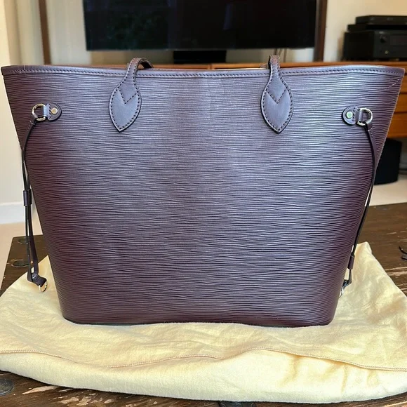 Louis Vuitton Purple Tote Bag without Pouch - Picture 3 of 14